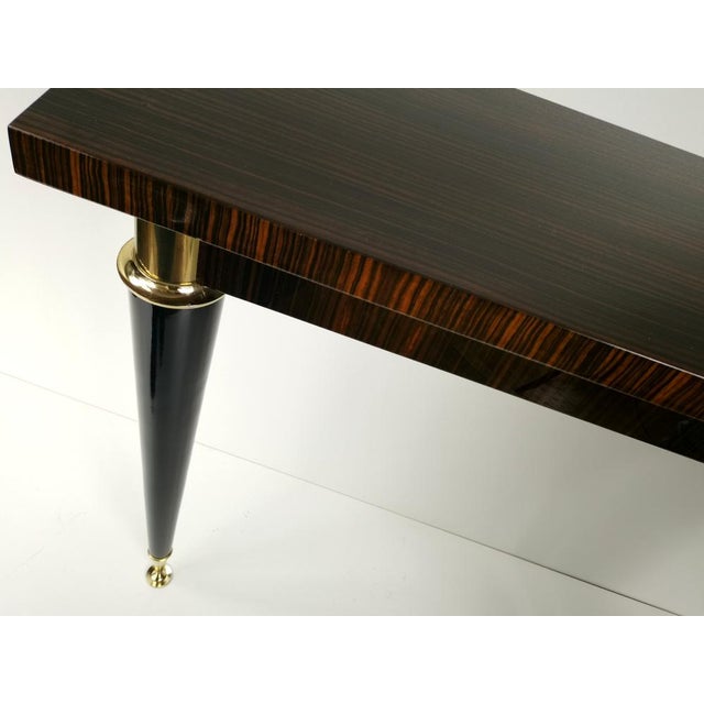 Wood Mid-Century Modern French Rosewood Console Table, 1960s For Sale - Image 7 of 11