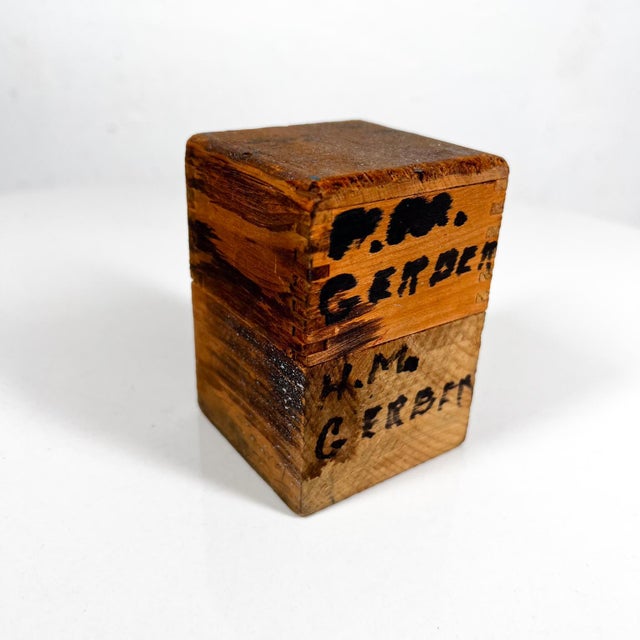Mid-Century Modern Vintage Standard Bench Made Dies Size 5/32 Steel Stamps Wood Box For Sale - Image 3 of 12