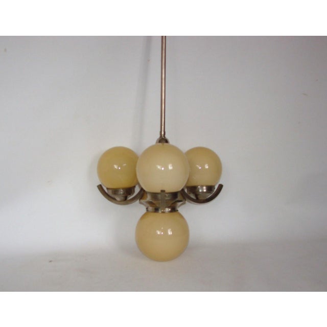 1920s Art Deco Chandelier, 1920s For Sale - Image 5 of 18