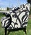 1980s 1980s Thayer Coggin Modern Graphic Accent Chair For Sale - Image 5 of 5