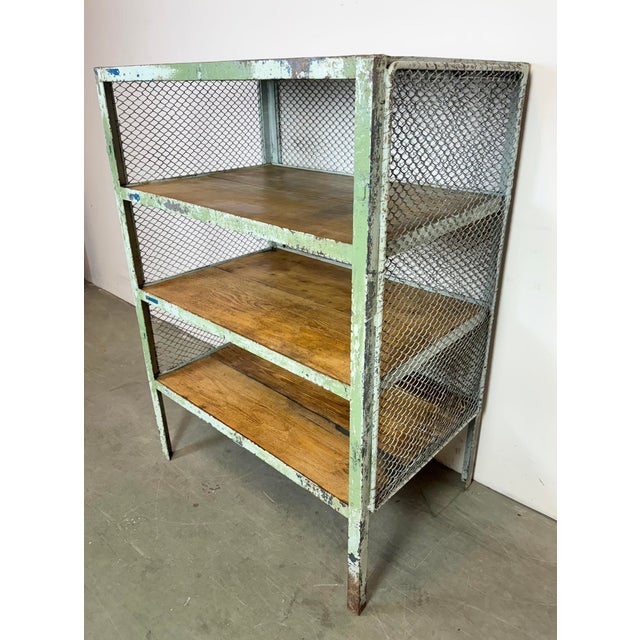 1960s Industrial Green Shelf, 1960s For Sale - Image 5 of 18