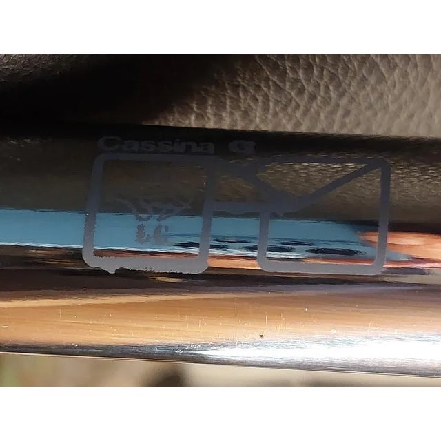 Cassina Leather LC2 2-Seater Sofa by Le Corbusier & Pierre Jeanneret for Cassina For Sale - Image 4 of 9