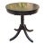 Vintage 1955 Mahogany Drum Table With Lion's Head Hardware — Lyon Mfg. Co., Memphis For Sale