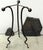 Late 20th Century Modern Wrought Iron & Slate Two-Tier Side Table, in the Style of Albert Paley For Sale - Image 5 of 14
