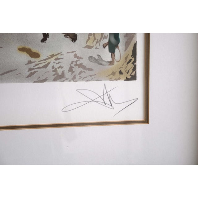 Salvador Dali Hallucinogenic Toreador Signed Modern Surreal Lithograph 235/300 For Sale In Detroit - Image 6 of 10