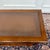 Wood Classic English Sidetable with Brown Leather Top For Sale - Image 7 of 10