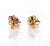 1940s Retro 1940s Old European Cut Diamond & Ruby Screw Back Earrings, Non-Pierced For Sale - Image 5 of 10