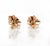 1940s Retro Old European Cut Diamond and Ruby Screw Back Earrings For Sale - Image 5 of 10