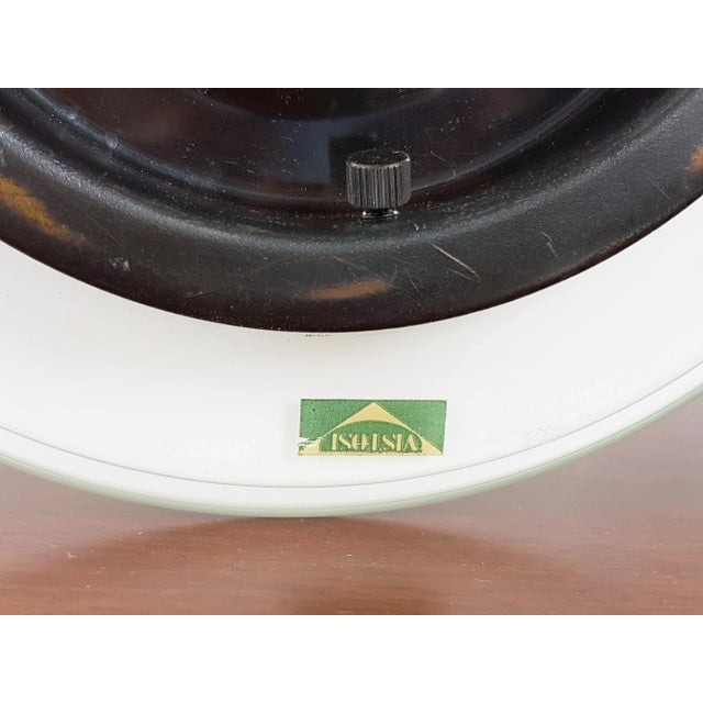 White Murano Glass Mushroom Table Lamp from Vistosi, 1960s For Sale - Image 9 of 12