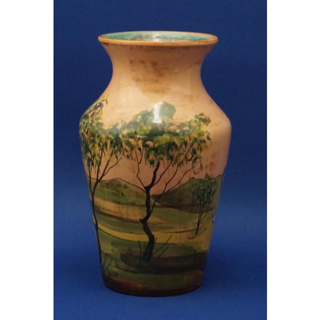 1950s Ceramic Vase with Knight and Dalmatian attributed to Benedetta Cappa Marinetti, Rome, Italy, 1950s For Sale - Image 5 of 18