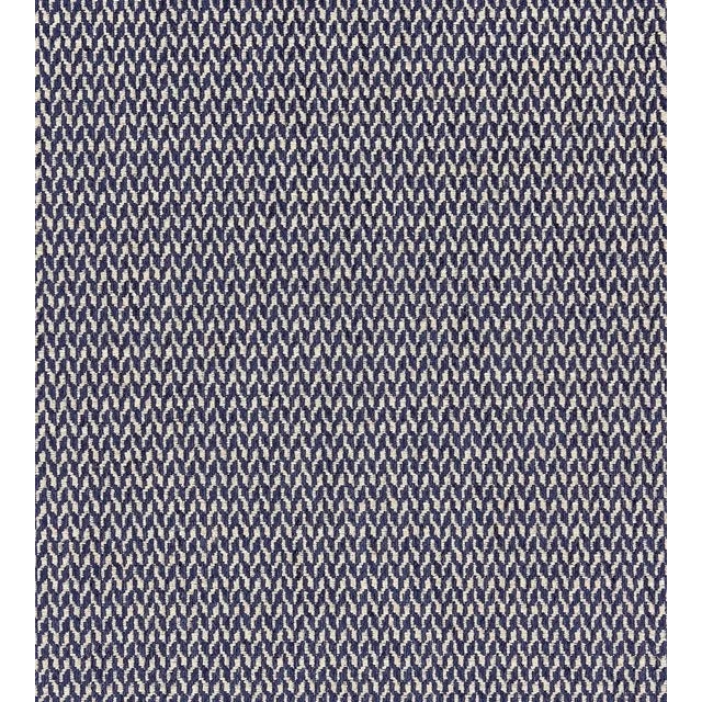 Traditional Sample - The House of Scalamandré Cortona Chenille Fabric, Indigo For Sale - Image 3 of 3