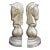 Pair of Mid Century Brass Vintage Deco Style Horse Head Knight Chess Bookends For Sale