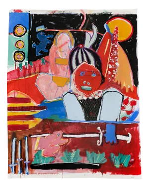 Alfonso Reyes, Achievement #2, 2022, Acrylic on Canvas