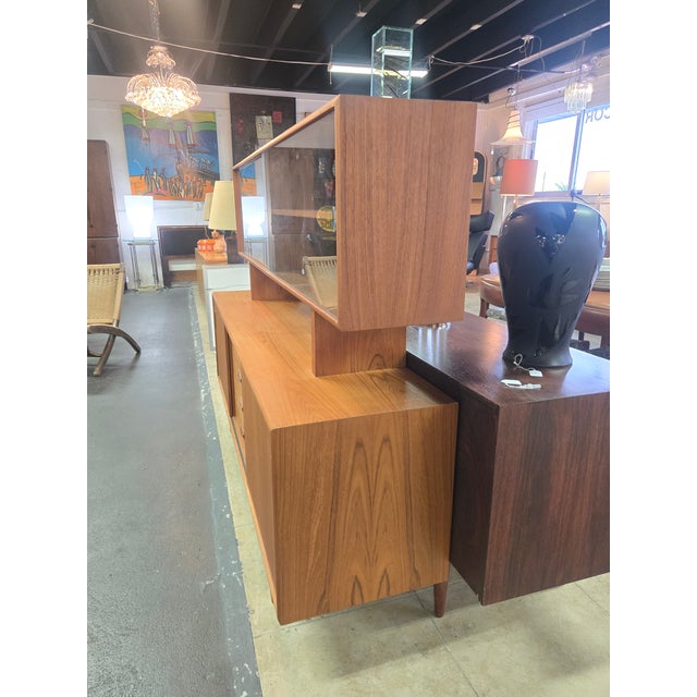 Mid-Century Modern Mid Century Modern Danish Hutch/Credenza For Sale - Image 3 of 11