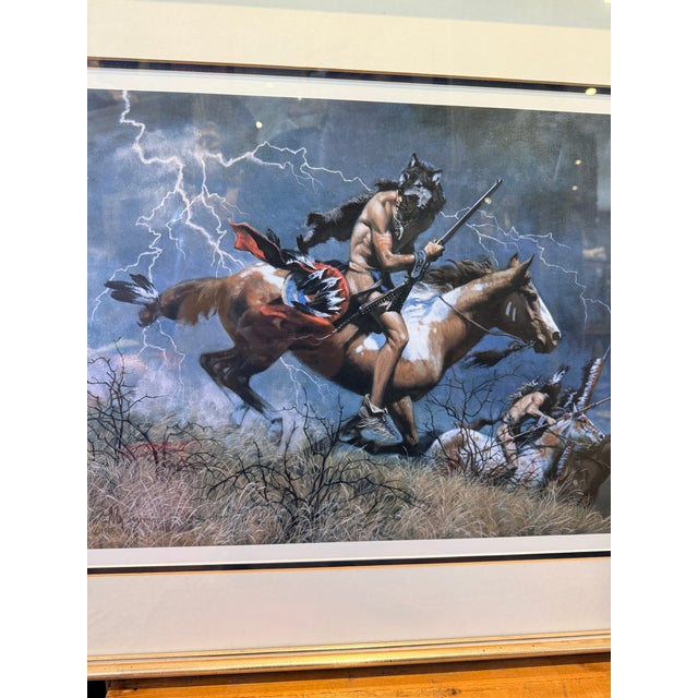 Striking limited edition print titled “When Omens Turn Bad” by renowned Western artist Frank C. McCarthy. This dramatic...