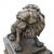 A monumental pair of lion statues on pedestal bases at over five feet tall - 154 cm - these magnificent beasts are...