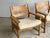 Mid-Century Modern Vintage Danish Razorblade Oak Lounge Chairs by Henning Kjærnulf, 1960s, Set of 2 For Sale - Image 3 of 12