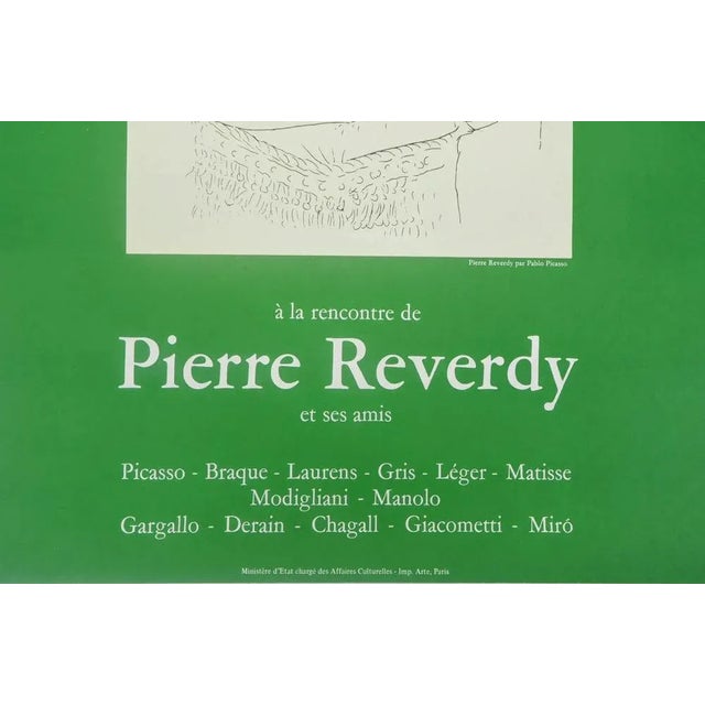 Pablo Picasso, Portrait of a Reader, Lithographic Poster, 1970 For Sale - Image 3 of 4