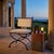 Metal Vintage Turkish Powder-Coated Cast Iron Campaign-Style Vanity or Garden Chair With New Custom Cushions For Sale - Image 7 of 11