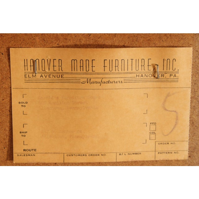 1960s Hanover Made Furniture Mid-Century Modern Rectangular Mirror For Sale - Image 9 of 13