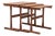 Vintage Danish Teak Nesting Tables by Kristensen & Thomassen, 1960s, Set of 3 For Sale