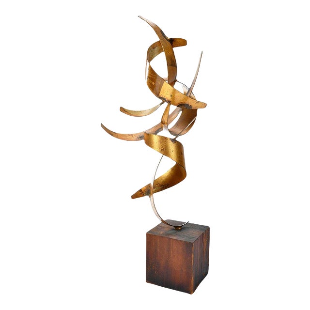 Mid 20th Century William Bowie (B. 1926-1994) "Small Convolution" Brutalist Sculpture For Sale