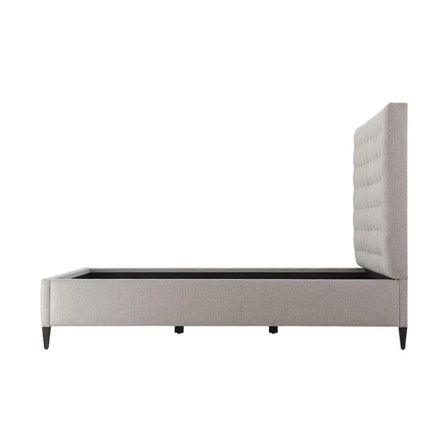 Modern Modern Tufted Queen Bed Frame For Sale - Image 3 of 4