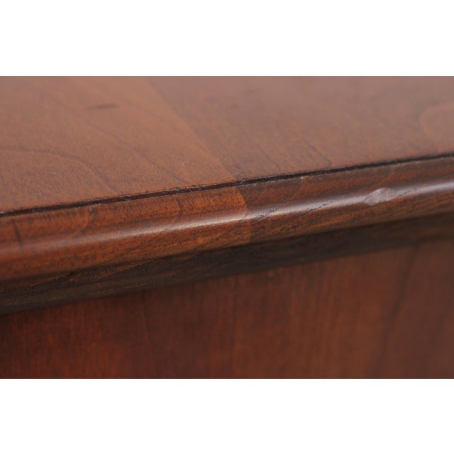 Bartley Collection Cherry Chippendale 1 Door Spice Cabinet For Sale - Image 11 of 17