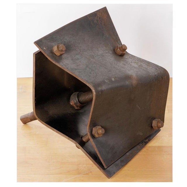 Oleg Sohanievich, Corten Steel Sculpture Oleg Sohanievich Non Conformist Avant Garde Ukrainian, 1982 For Sale - Image 4 of 6