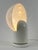 Extremely rare, large and elegant mid-century modern acrylic glass and aluminum table lamp. Model 'radar'. With rotating...