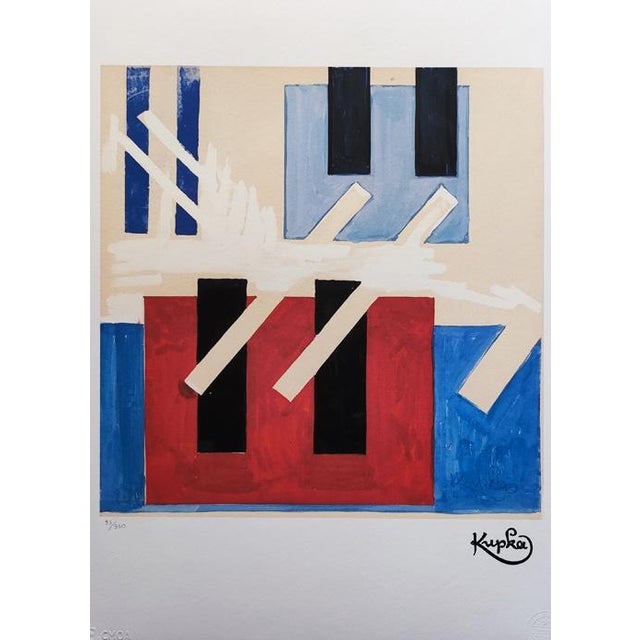 Kupka, Abstract Composition, 1970s, Lithograph For Sale - Image 11 of 11