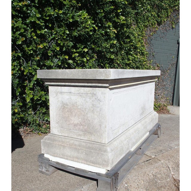 More information coming soon… Hand-carved in the Neoclassical style, these Italian limestone pedestals are capable of...
