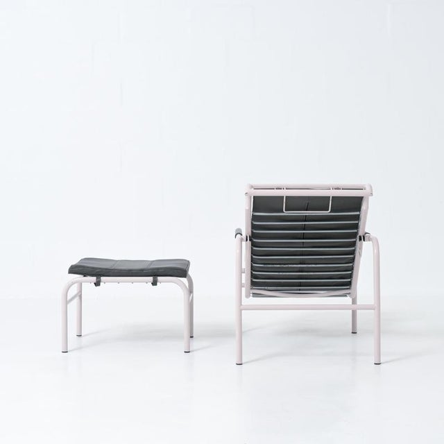 Set of Genni Lounge Chair and Ottoman by Gabriele Mucchi for Zanotta, 1930s For Sale - Image 10 of 18