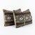 Mid-Century Modern Striped Kilim Lumbar Pillow Cover 16'' X 24'' - Set of Two For Sale - Image 3 of 4