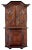 18th Century Scandinavian Pine Baroque Cupboard, 1790s For Sale