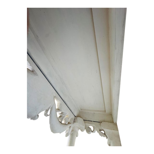 Ornate Vintage Hand Carved Console/Entry Table For Sale - Image 9 of 10