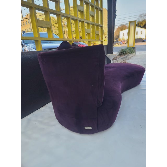 Mid-Century Modern Vladimir Kagan Mohair Cloud Sofa For Sale - Image 3 of 13