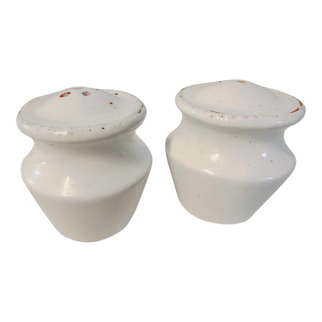 90's French Country Style Salt & Pepper Shakes S/2 For Sale