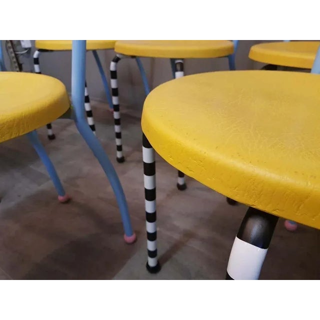 Postmodern Chairs in the style of Michele De Lucchi, 1980s, Set of 8 For Sale - Image 10 of 18
