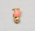 Napier Vintage 1960s Signed Napier Small Goldtone Faux-Coral Chick Brooch For Sale - Image 4 of 8