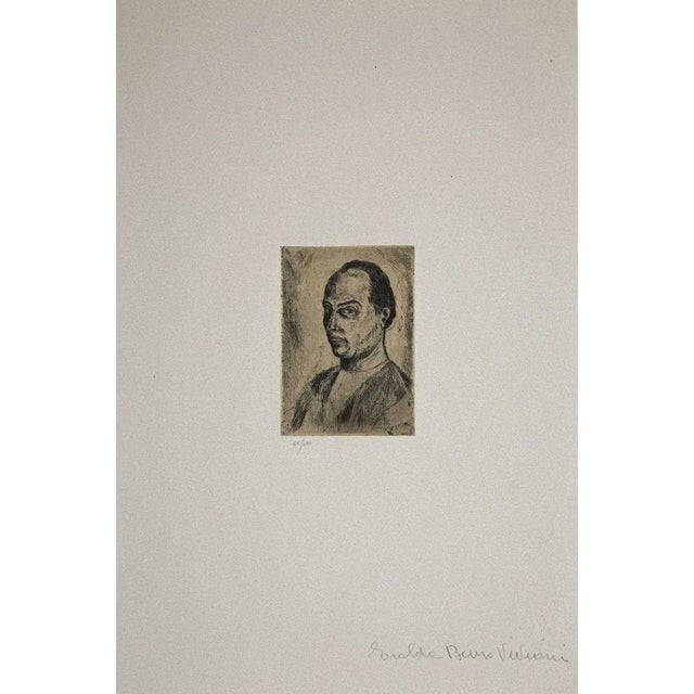 Self-portrait is an original etching realized by Giuseppe Viviani on plate in 1931. In 1983 a 100-piece edition was made,...