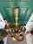 Vintage 1960s Moroccan Etched Brass Pillar Altar Floor Candle Stands = 5 Altars (35 Pieces) For Sale - Image 13 of 15