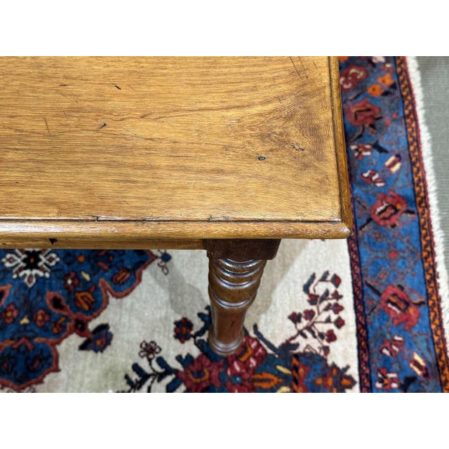 Early 20th Century Antique Desk in Fir and Poplar, 1900s For Sale - Image 5 of 13