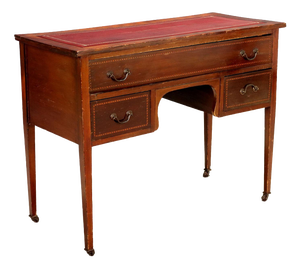 20th Century English Desk with Maple Details