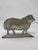 Antique 19thC Cast Iron Ram Door Stops Set of 3, 2 Black 1 White Free-Standing Heavy For Sale - Image 12 of 18
