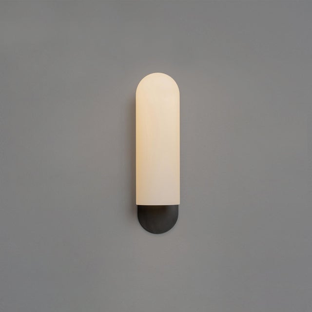White Odyssey Wall Sconce Large For Sale - Image 8 of 12