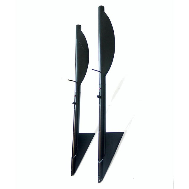 Black Black Metal Adjustable Sconces from Thorn Lighting, 1980s, Set of 2 For Sale - Image 8 of 11