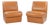 Vintage Italian Armchairs in Mahogany Wood and Padded Leather, 1950s For Sale