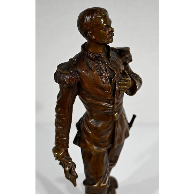 C. Anfrie, L’Estafette, 19th-Century, Bronze For Sale - Image 10 of 18