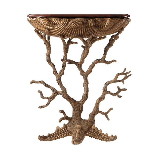 2020s Italian Gilt Grotto Table For Sale - Image 5 of 7
